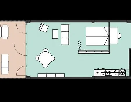 Cool 1-br With A Private Terrace - 25 Διαμέρισμα